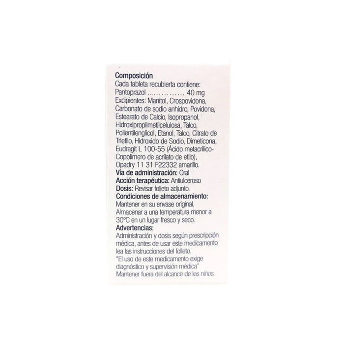 Pantocidex Pantoprazol 40Mg Amaria X Frasco