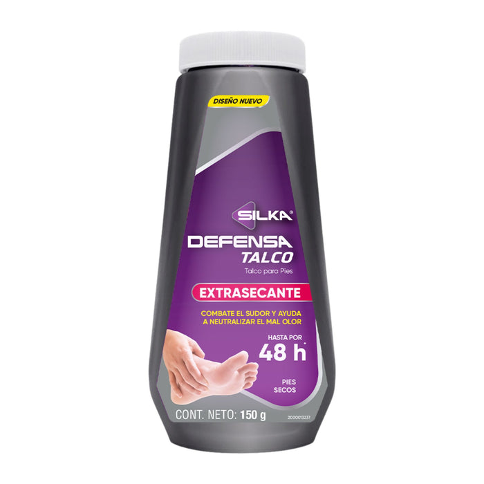 Talco Silka Defensa Extrasecante 48 Horas X 150G