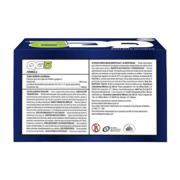 Qg5 Psidium Frasco X 10 Comprimidos