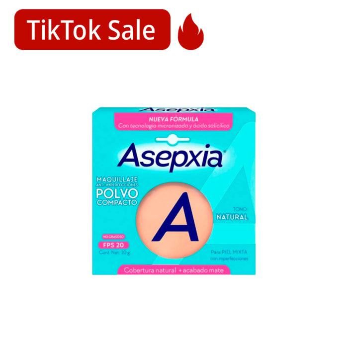 Asepxia Maquillaje Polvo Fps20 X 10Gr Natural