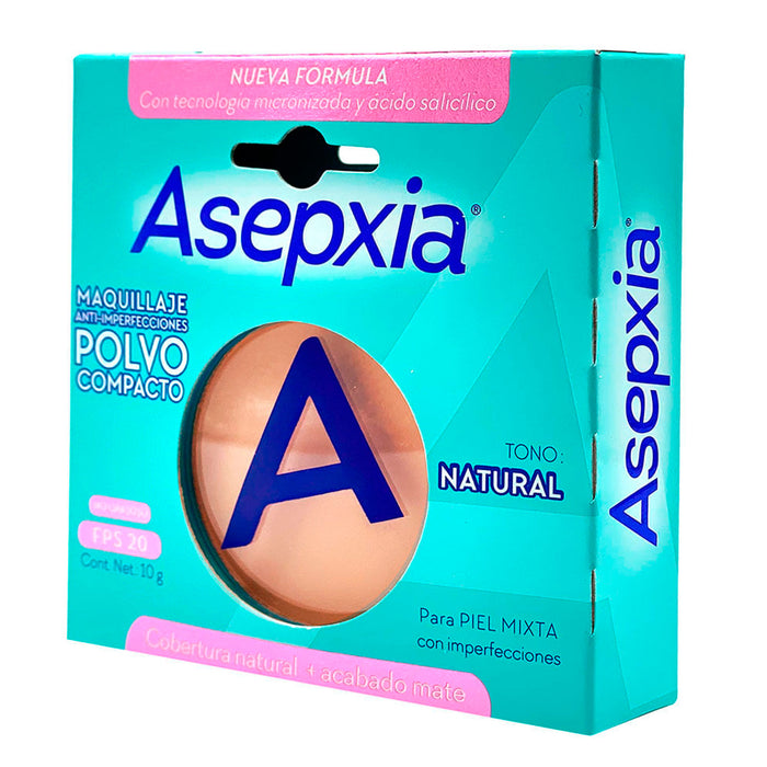 Asepxia Maquillaje Polvo Fps20 X 10Gr Natural