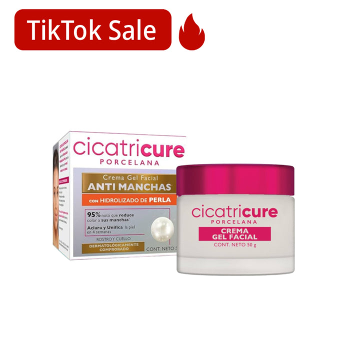 Crema Cicatricure Porcelana Gel Facial Antimanchas X 50G