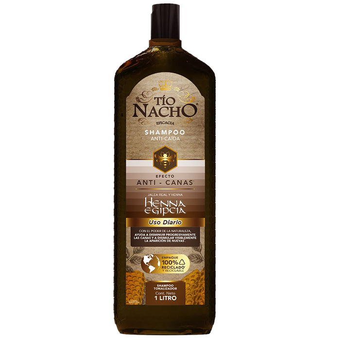 Tio Nacho Shampoo Anti Caida Henna Egipcia X 1 L