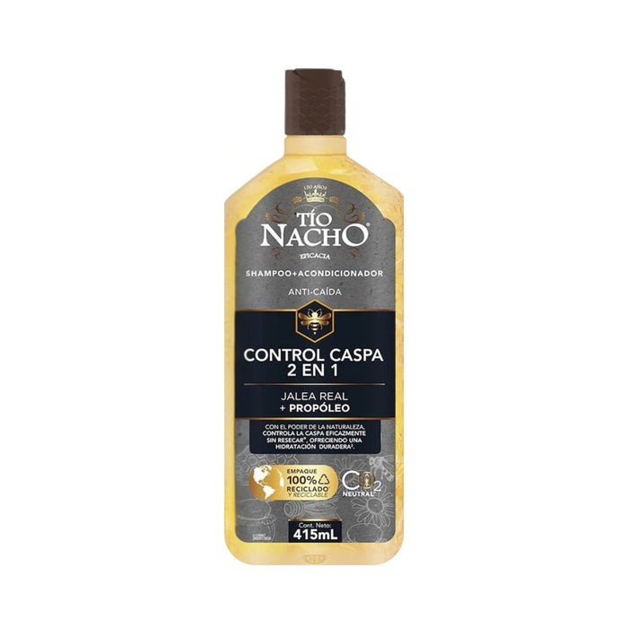Shampoo + Acondicionador Tio Nacho Control Caspa 2 En 1 X 415Ml