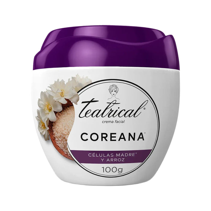 Crema Facial Teatrical Coreana Células Madre Y Arroz X 100G