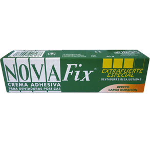Nova Fix Extrafuerte Larga Duración Crema Adhesiva X 40G