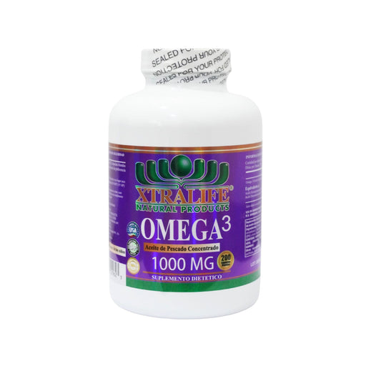 Omega 3 Xtralife 1000Mg X 200 Cápsulas