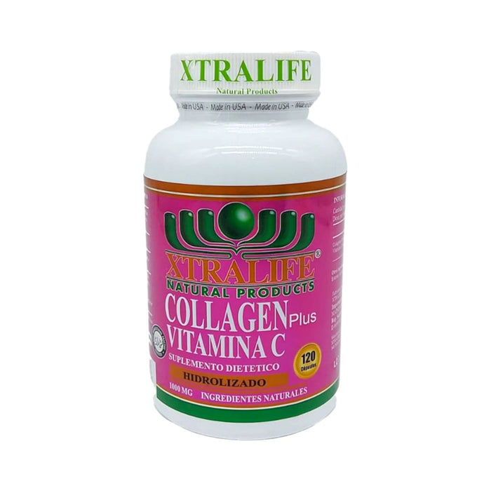 Colágeno Y Vitamina C Xtralife X 120 Cápsulas