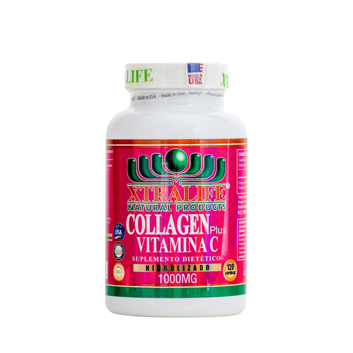 Colágeno Y Vitamina C Xtralife X 120 Cápsulas