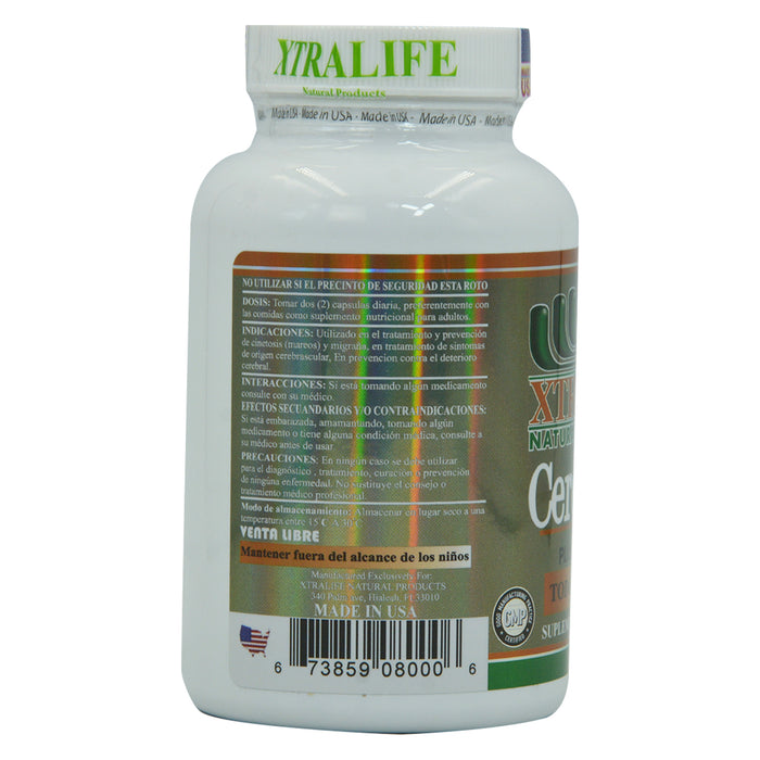 Cerebrín Xtralife Suplemento X 120 Cápsulas