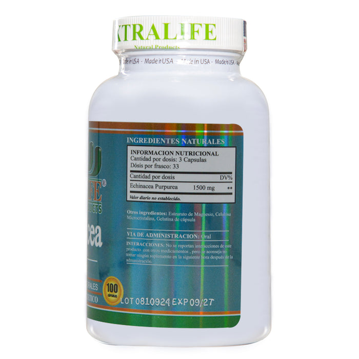 Xtralife Echinacea 1500 Mg X 100 Cap