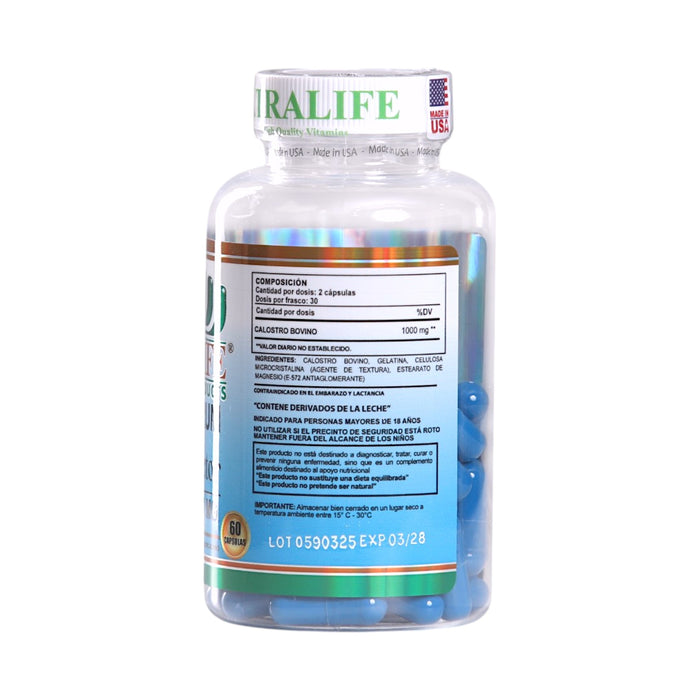 Suplemento Dietario Xtralife Colostrum 3 Factor 1000Mg X 60 Capsulas
