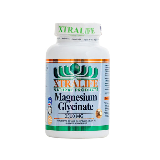 Glicinato De Magnesio 2500Mg Xtralife X 90 Cápsulas