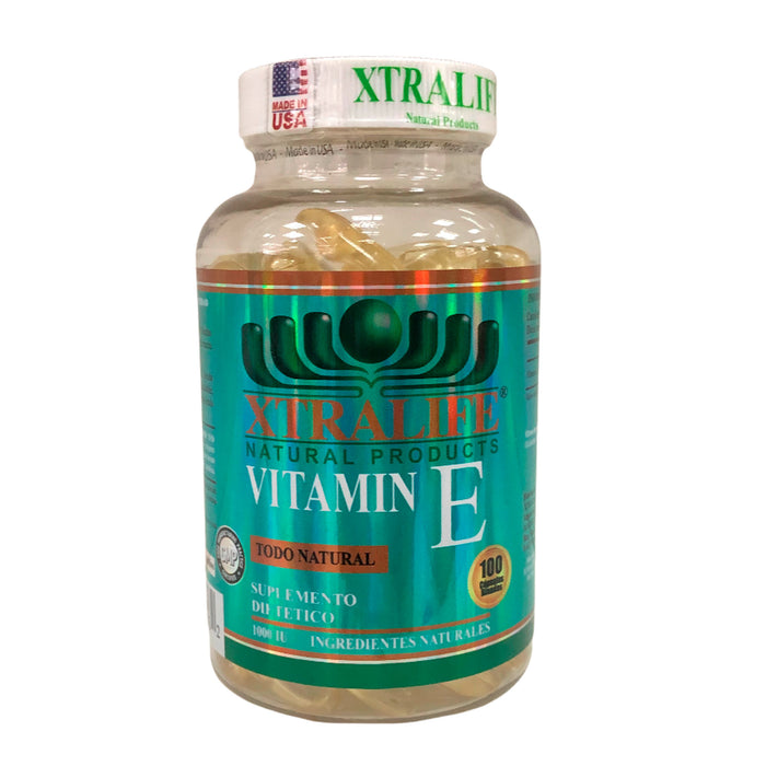Xtralife Vitamina E 1000Ui X 100 Cap Bland