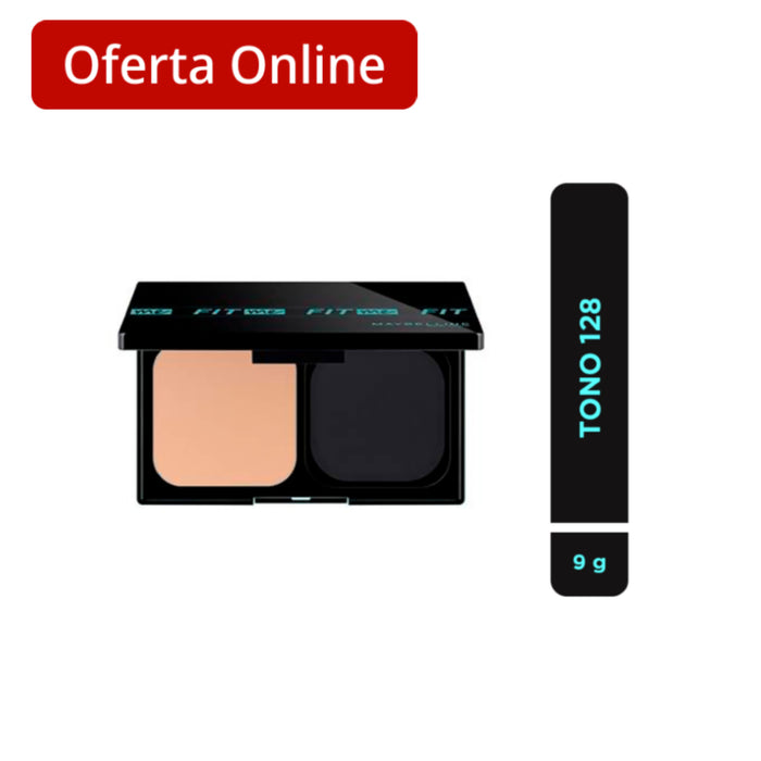 Polvo Maybelline Fit Me Ultimate - Tono 128 Warm Nude X 9G