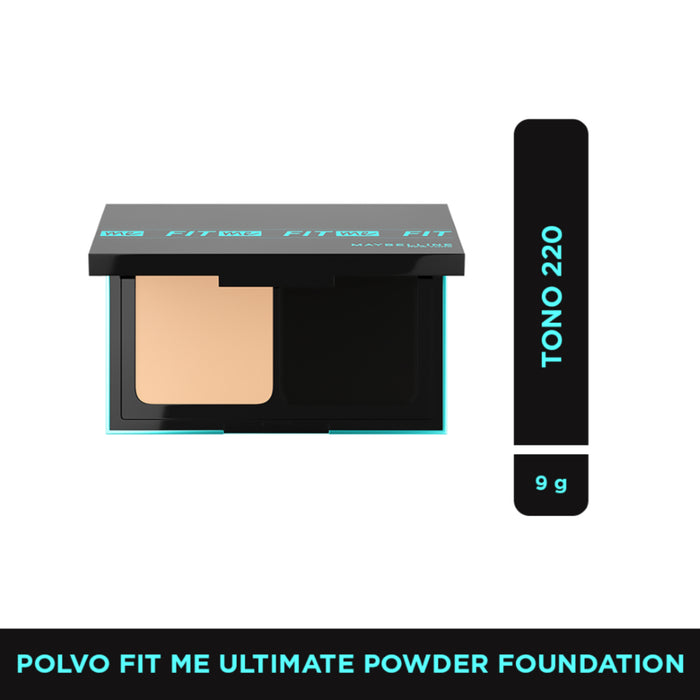 Polvo Maybelline Fit Me Ultimate - Tono 220 Beige Natural X 9G