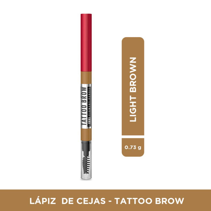 Maybelline Lapiz Cejas Tattoo Brow 36H Light Brown