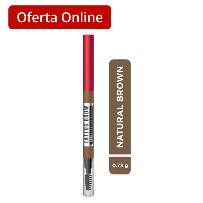 Lápiz Cejas Maybelline Tattoo Brow 36H Natural Brown