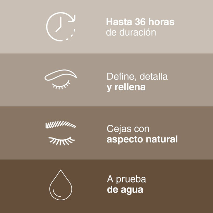 Lápiz Cejas Maybelline Tattoo Brow 36H Natural Brown