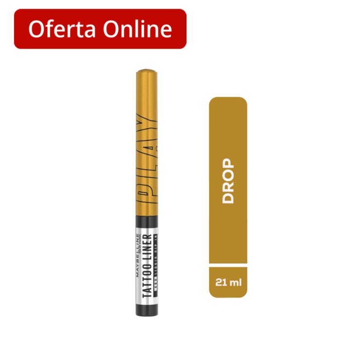 Delineador De Ojos Maybelline Tattoo Liner Play Drop