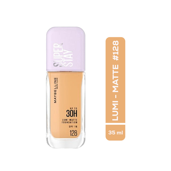Base Maybelline Super Stay Up To 30H Lumi-Matte Nro. 128 Found