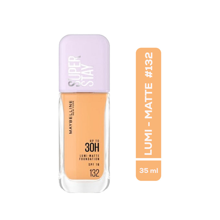 Base Maybelline Super Stay Up To 30H Lumi-Matte Nro. 132 Found