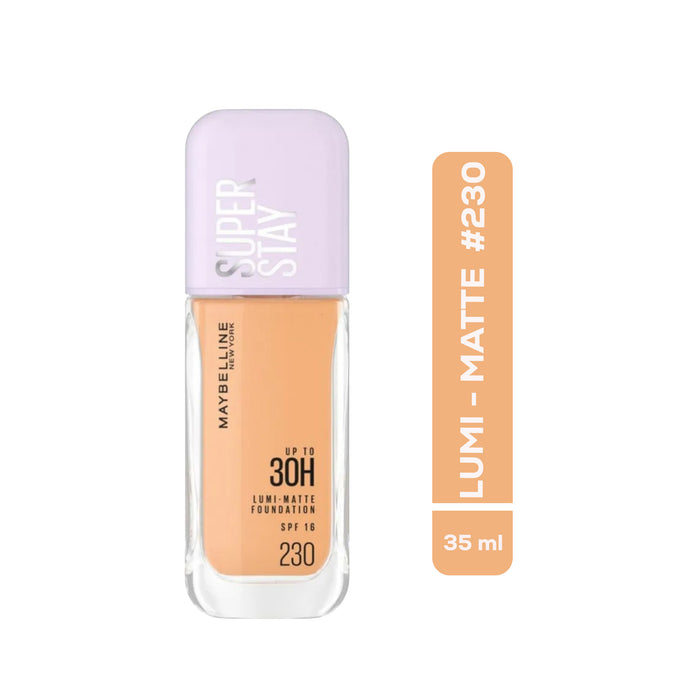 Base Maybelline Super Stay Up To 30H Lumi-Matte Nro. 230 Found