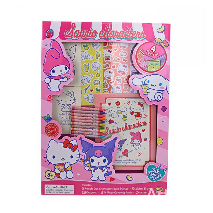 Set De Dibujo Miniso Sanrio Characters Collect Diy