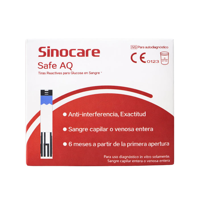 Sinocare Cinta Para Glucosa X Unidad