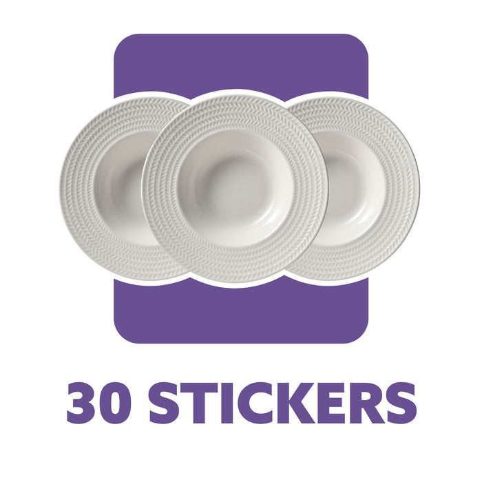 Juego De 3 Platos Hondos De Porcelana Masterpro