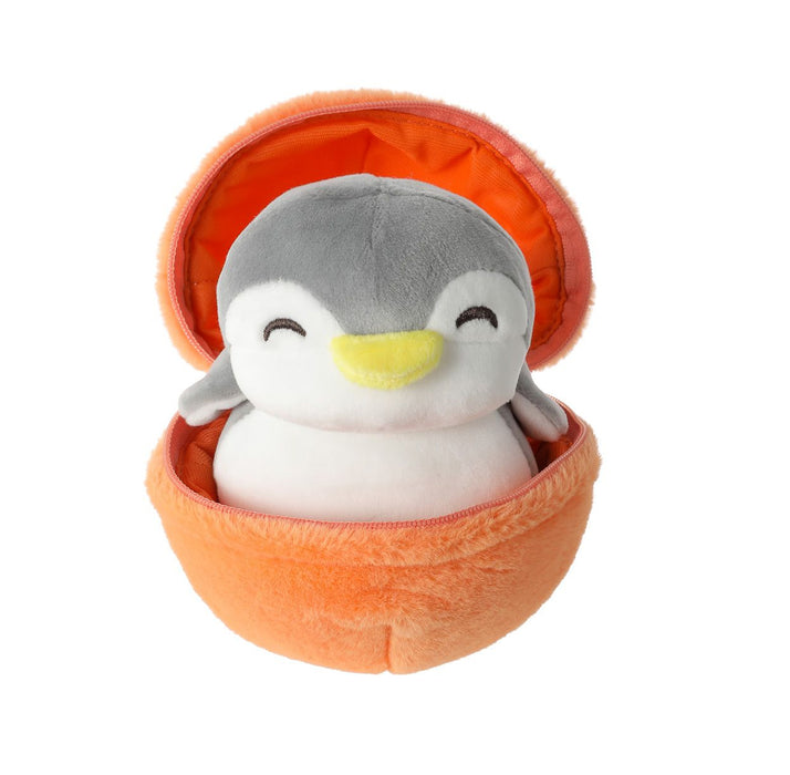 Miniso Peluche Bola Sorpresa De Peluche De Pinguino Serie De Frutas Naranja