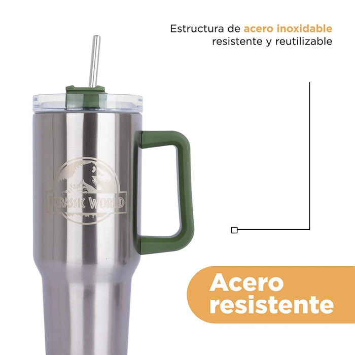 Botella Miniso Jurassic World De Doble Pared X 1200Ml