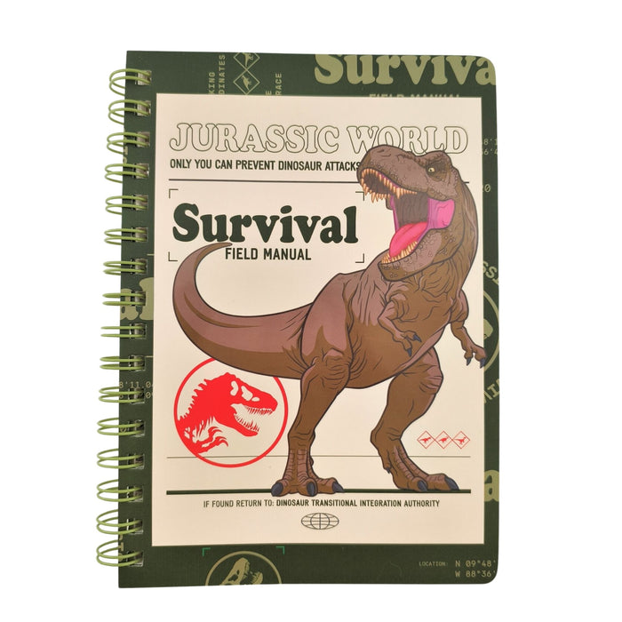 Libro De Colección Miniso Jurassic World Con Encuadernación En Espiral