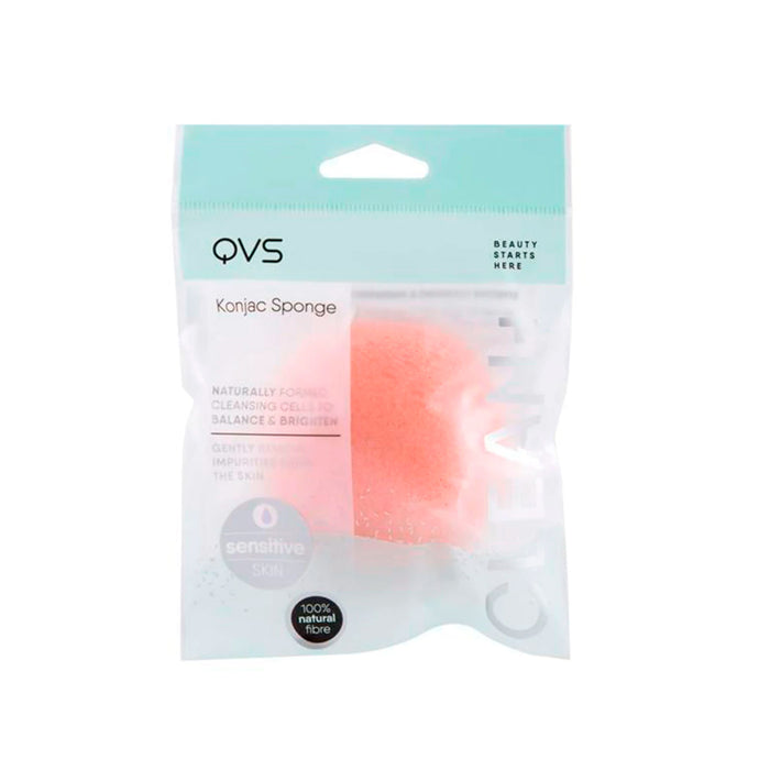 Qvs Konjac Sponge-Peach Esponja