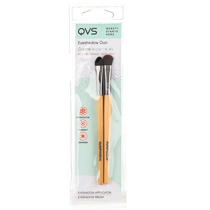 Qvs Eyeshadow Duo Pincel Para Sombras X Set