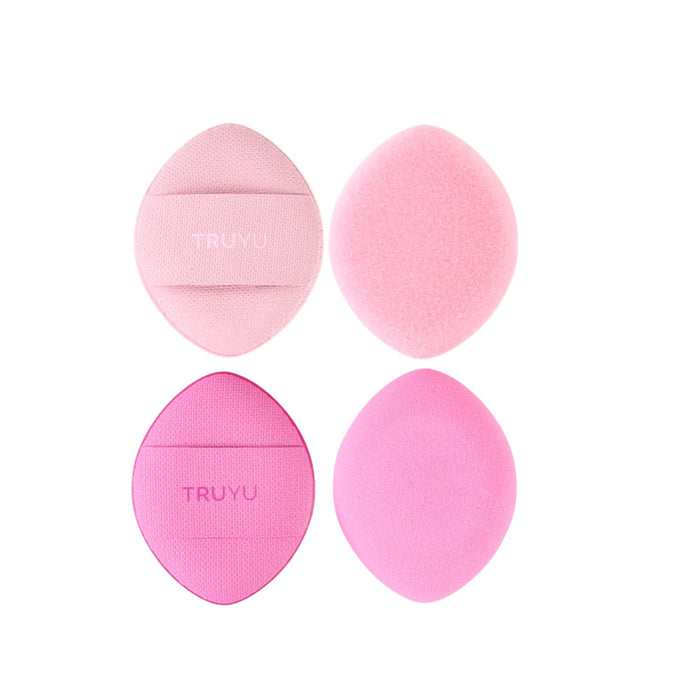 Esponjas Para Polvo Compacto Qvs Truyu X 4 Piezas