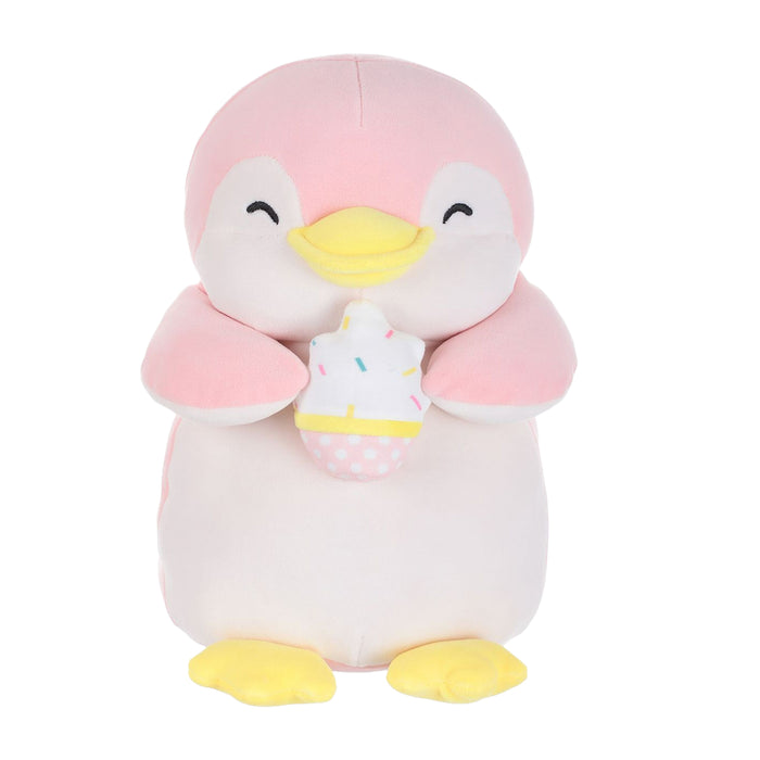 Miniso Penguin Plush Peluche Rosa Blanco