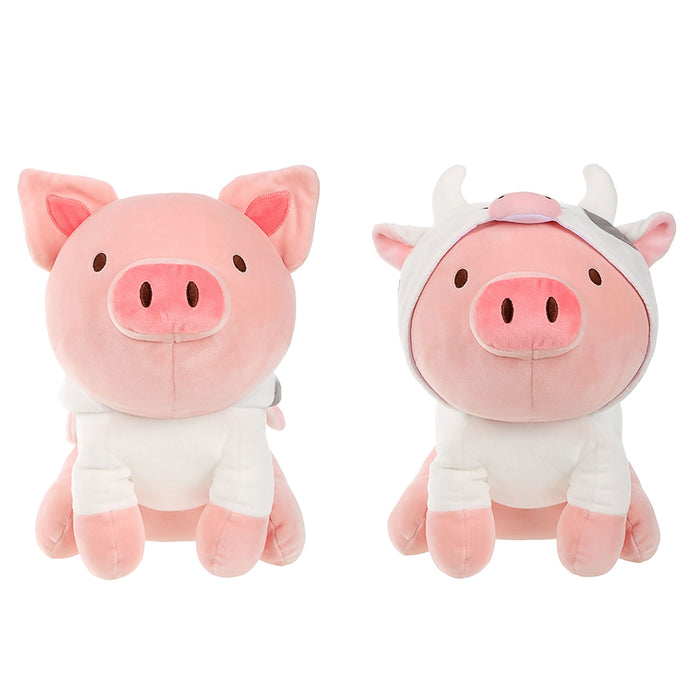 Miniso Piglet Plush Toy Cow Hoodie Peluche