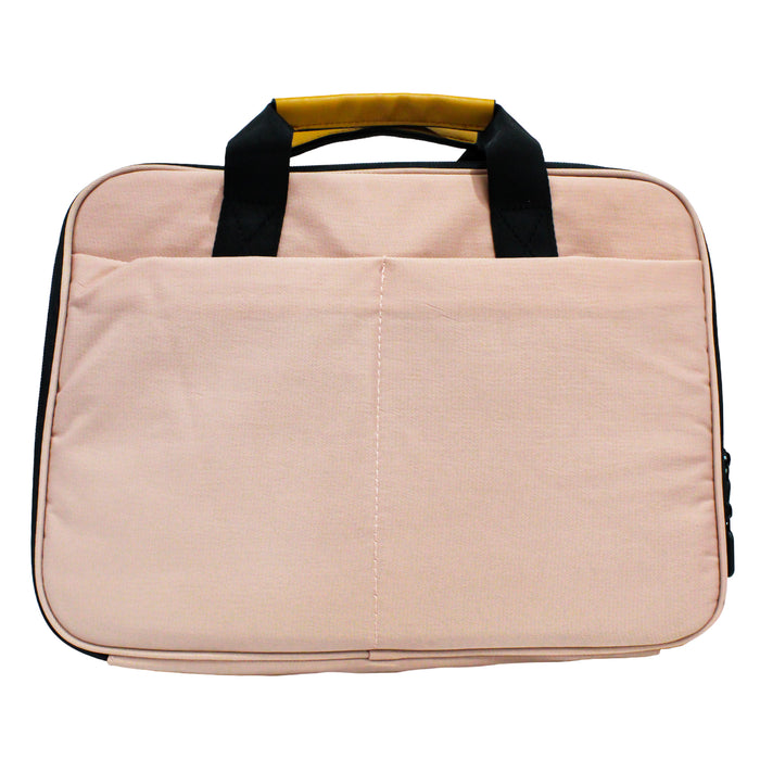 Miniso Bolso Computer Handbag Con Doble Zip Rosado