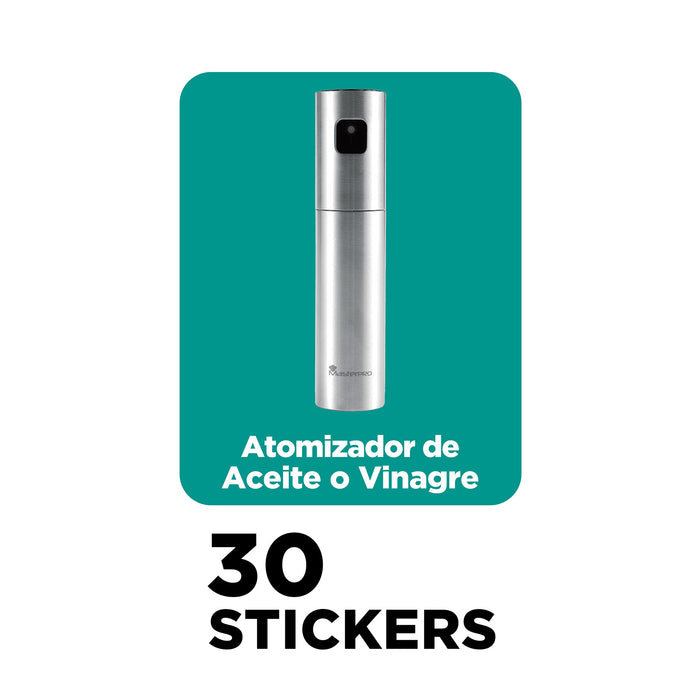 Masterpro Pulverizador De Acero Inox. De Ace. O Vin.