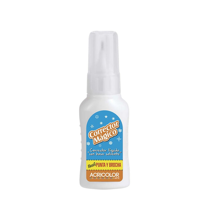Corrector Pen Acrilex Punta Y Brocha 2 En 1