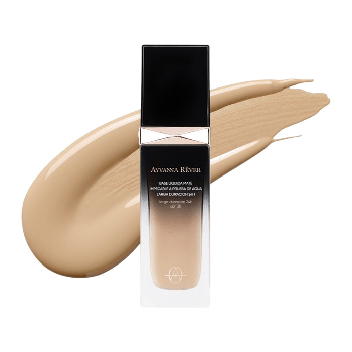 Base Liquida Ayvanna Rever Mate Impecable A Prueba De Agua Larga Duración 24H Nro.09