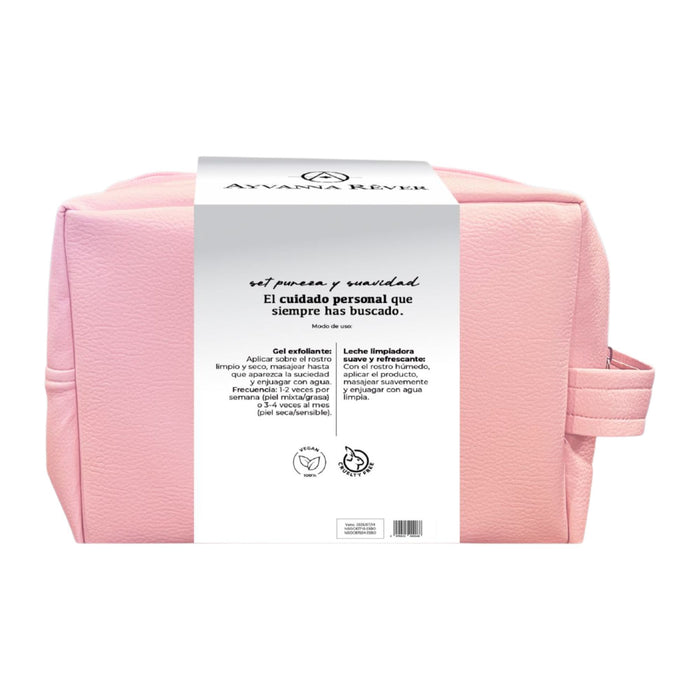 Set Ayvanna Rever Pureza Y Suavidad Gel Exfoliante + Leche Limpiadora