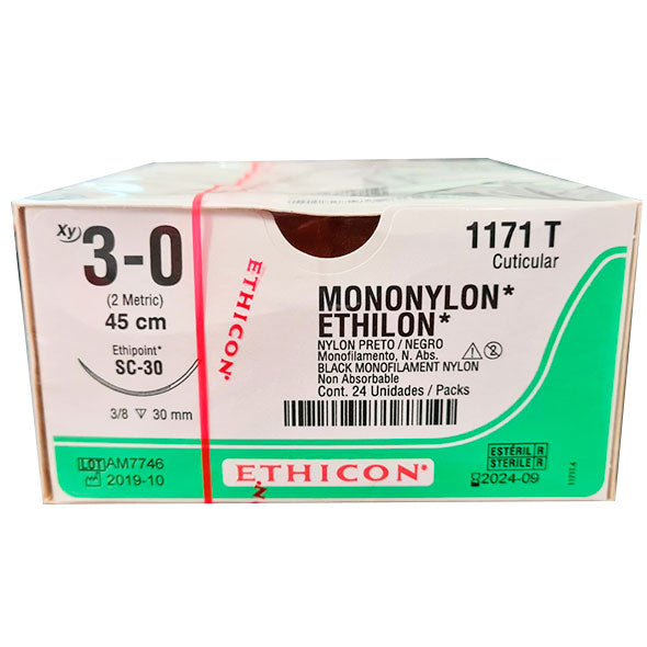Mononylon 3-0 C Ag 3.0Cm 1171T