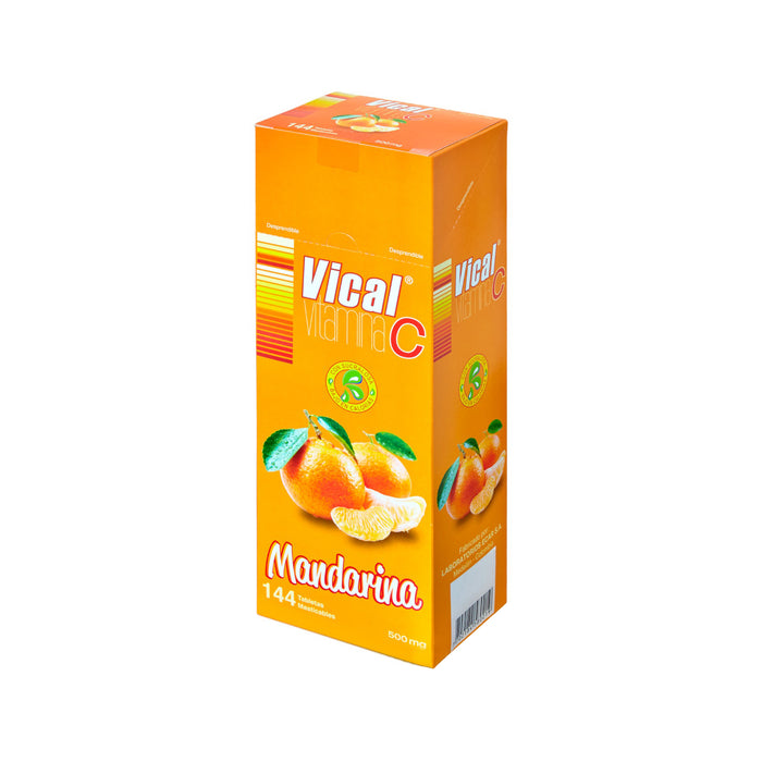 Vitamina Vical C Sabor Mandarina Tableta X 500G