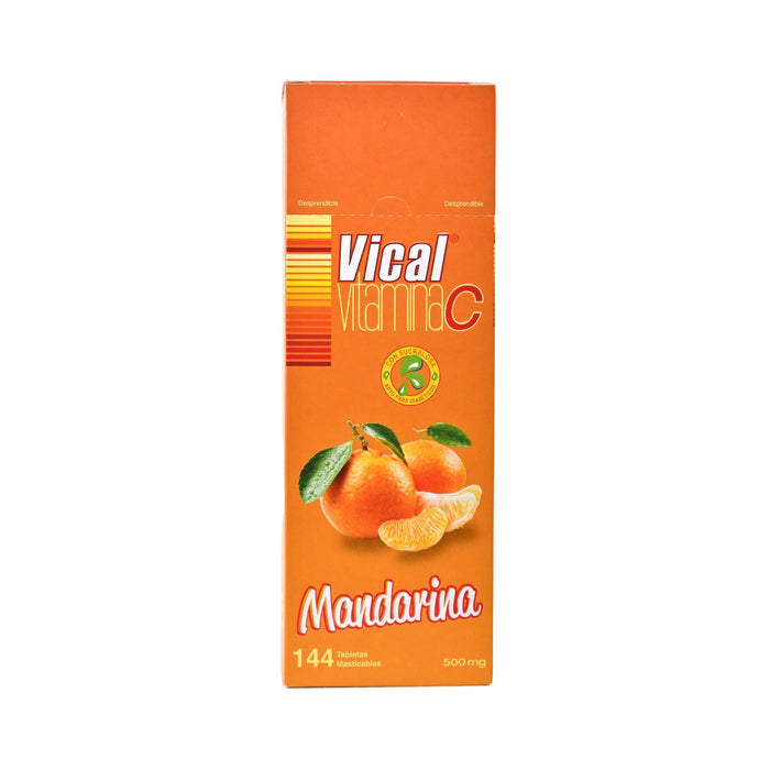 Vical 500Mg Vitamina C Sabor Mandarina X Tableta Masticable
