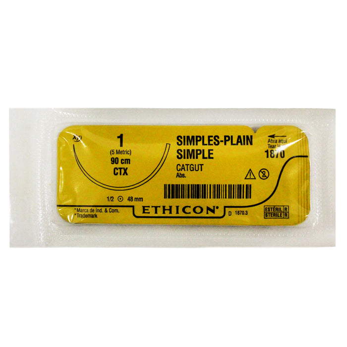 Catgut Simp 1 C Ag 5.0Cm 1870T