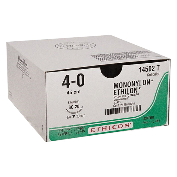 Mononylon 4 -0 C Ag 2.0Cm 14502T