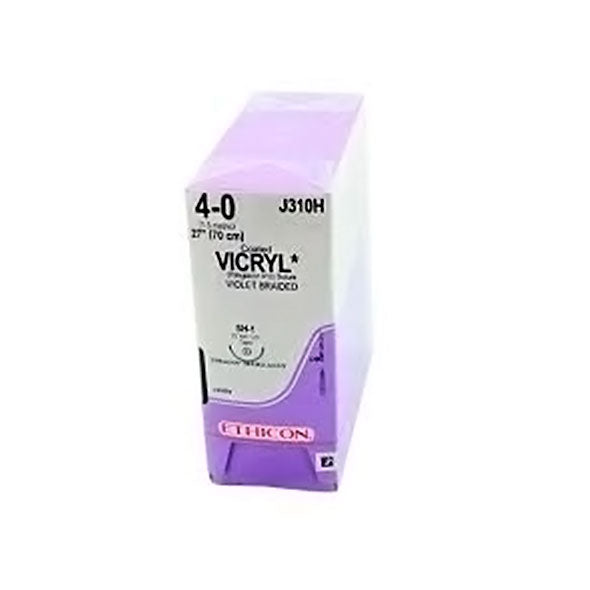 Poly Vicryl #4-0 C Ag 2.0Cm J310h