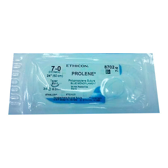 Prolene Nro.7-0 Con 2 Agujas De 1.0Cm M8702-8727 X Sobre